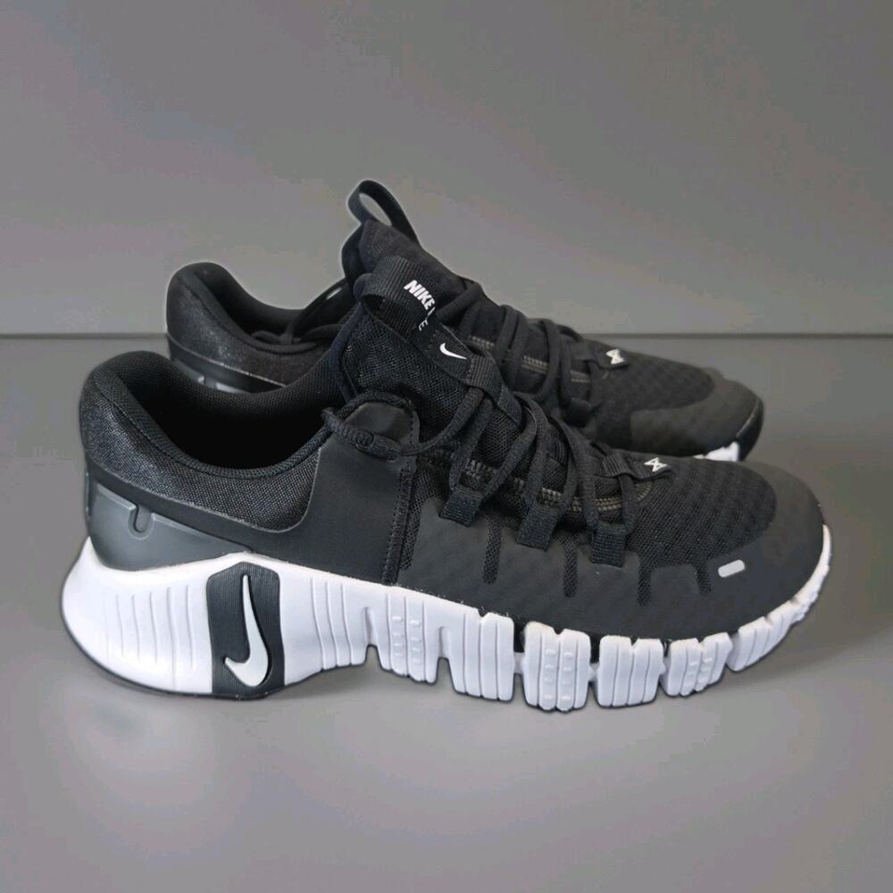 Size 10 Nike Free Metcon 5 Black/Anthracite/White DV3949-001 Men's Workout Shoes